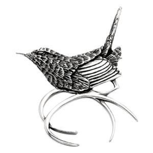 Grainger McKoy Carolina Wren pin